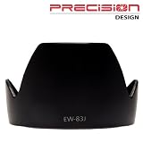 Precision Design EW-83J Hard Lens Hood for Canon EF-S 17-55mm f/2.8 IS Lens