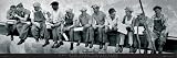New York-Men On Girder - Art Print - Poster