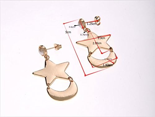 Athemis Moon and Stars Style Earrings for Sailor Moon Crystal Tsuking Usagi Princess