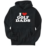 Sweatshirt Black  I Love Golf Dads  Sports