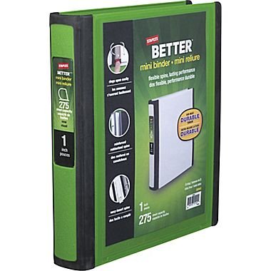 Staples BETTER mini binder 1