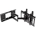 TecTake 400066 Wandhalterung f&uuml;r Flachbildschirme 66 cm (26 Zoll) bis 102 cm (40 Zoll)