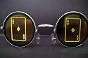 Ace of Diamonds Hologram Poker Glasses 3d Sunglasses Wsop