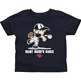 NCAA Saint Mary's Gaels Toddler Boys Baseball T-Shirt - Navy Blue