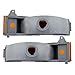 Brock Replacement Driver and Passenger Park Signal Front Marker Lights Lamps Compatible with 91-94 Explorer Ranger Bronco II