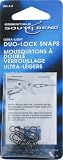 South Bend Fishing Lures Ultra Light Duo Lock Snaps Black Size 3