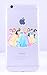(6 (4.7)-Princesses-Silicone Case) iPhone 6 (4.7) 6s Case ROXX Fairy Tale Soft Rubber Silicone Cases Featuring Disney Snow White Eating Apple Elsa Frozen for iPhone 6 (4.7)