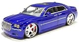 Chrysler 300C Diecast Model Car 1:24 Scale - Blue