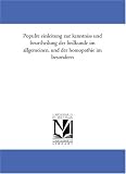 Populaere einleitung zur kenntniss und beurtheilung der heilkunde im allgemeinen, und der homoeopathie im besondern