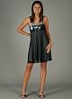 Colorblock Sequin Tie-Behind Formal for Bridesmaid Formal Prom