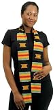 Authentic Hand Woven Kente Sash - 60 inches x 4.5 inches