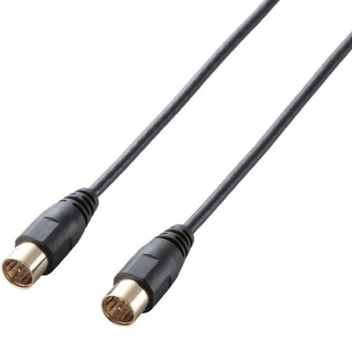ELECOM アンテナケーブル 極細 S-S型 7m ブラック DH-ATSS70BK