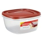 Rubbermaid 7J72 Easy Find Lid Square 14-Cup Food Storage Container