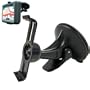 ChargerCity Exclusive Garmin Nuvi 1100 1200 1250 1260 1260T 1270 1270T 1290 1290T 1300 1350 1350T 1370 1370T 1390 1390T T W GPS Windshield Suction Cup Mount + Bracket Cradle unit kit **with ChargerCity direct warranty** (Compare to 010-11305-00)