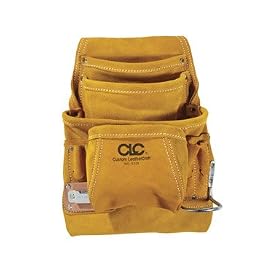 Custom Leathercraft 10 Pocket Nail and Tool Bag (533X) by Clc/Custom Leather Craft