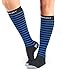 Abco Tech Compression Socks (1 Pair), Blue, Medium