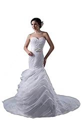 Taffeta/Tulle Sweetheart  Applique Sequined Beaded Mermaid Bandage Dress/Wedding Dress  with a Cathedral Train  With Ruffles