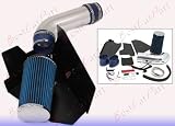 96 97 98 Chevy Silverado 5.0L/5.7L V8 Heat Shield Cold Air Intake + Blue Filter HSICH3B