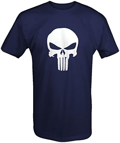 Advance Bravely The Punisher Skull - Military Outdoor - Alter Ego T Shirt Navy XXL
