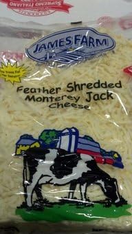 James Farm: Feather Shredded Monterey Jack Cheese 5 Lb.