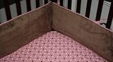 Alli Taylor Circle Time Pink Fitted Sheet in Pink Dot