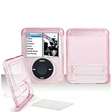 Apple Ipod Nano 3rd Generation Trans. Pink Protective Case With Lens and Leg Stand