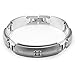 Edward Mirell Men's Grey Titanium Bracelet title=