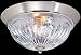 Framburg 9058 Montreal 2 Light Flush Mount Ceiling Fixture Polished Silver