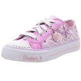Skechers Little Kid/Big Kid Shuffles - Flutters Glitter Eyerow Lace Up