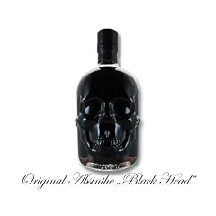 Black Head Absinthe 0,5l - Thujon von 35mg/l - 55% Vol. - Totenkopfflasche - Skullbottel - Totenkopf Flasche - Skull Bottel