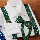 Satin Dot Adjustable Braces