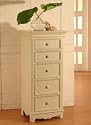Amaryllis Shabby Chic 5 Drawer Tall Chest