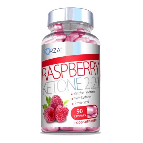 Forza Raspberry Ketone 2:2:1 - Maximum Strength Diet Pills with Pure Raspberry Ketones - Pot of 90 Capsules