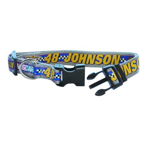 Pet Goods 5/8-Inch  Adjustable NASCAR Dog Collar, Jimmie Johnson No:48