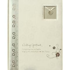Hochzeits-G�stebuch Destiny - MIT HERZ - HENZO - G�stebuch zur Hochzeit - wei�/silber - 128 wei�e Seiten - 26 x 20,5 cm -