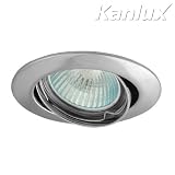 VCM-Chrome-Matt Einbaufassung f�r LED Leuchtmittel Matt Chromevon "VC chrome"