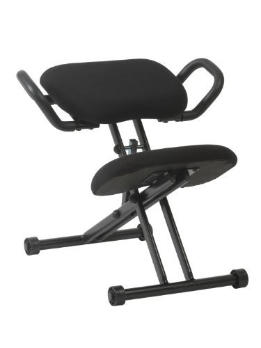 ITALMODERN Harold Knee Computer Chair, Black