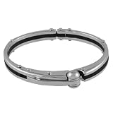 Stainless Steel Locking Bangle Cuff