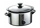 Team Sl5815m 1.5ltr Stainless Steel Compact Slow Cooker