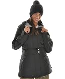 Roxy Bicycle Snowboard Jacket Black Womens