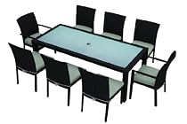 Big Sale 9 Piece Urbana Outdoor Dining Set with Canvas Spa (5413-0000) cushions