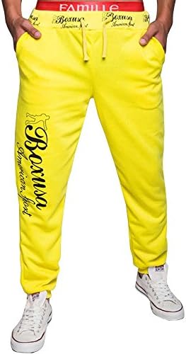 Jiaka Men's Hip - Hop Personality Printing Elastic Waist Casual Pants