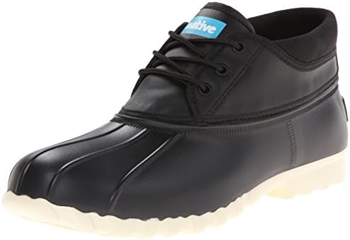 Native Men's Jimmy Mid Rain Shoe, Jiffy Black, 8 M US
