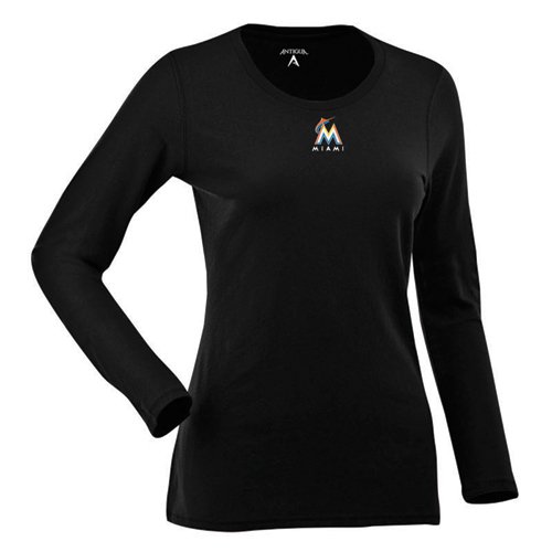 Miami Marlins Womens Relax Long Sleeve Tee - Small