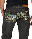 Ed Hardy - Ed Hardy Dragon Rhinestone Denim