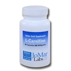 L-Carnitine Amino Acid - A Lactose Free Hypoallergenic Professional and Complementary Body Building Health Supplement Formula by Jomar Labs