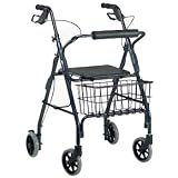 Drive Medical Go-Lite Deluxe Aluminum Rollator - Green