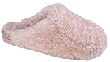 Shepherd Sheepskin Woolly Backless Mule Slippers - Pink