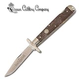 Queen Swing Guard Lock Knife w/ Birdseye Maple Handle