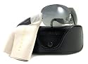 AUTHENTIC BVLGARI SUNGLASSES BV 6030B BLACK 6030 102/8G